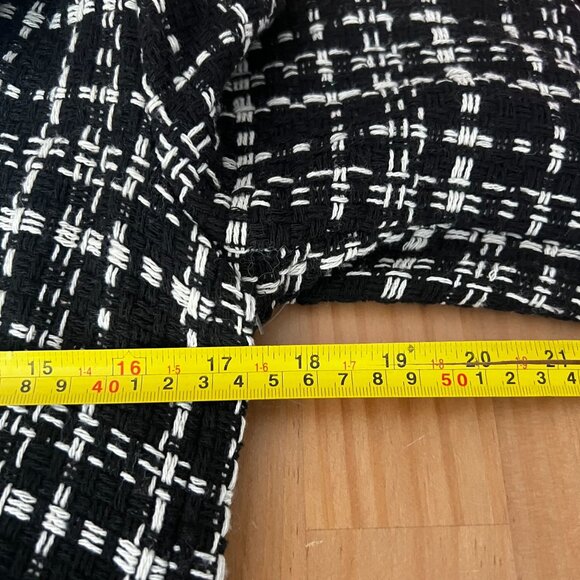 Laundry by Shelli Segal Womens Double Breasted Tweed Blazer XTRA-SMALL Black - Picture 12 of 13